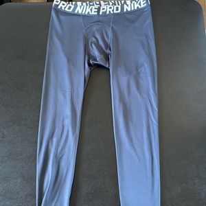 Slate Blue XL Nike Pro Dri Fit Compression Pants